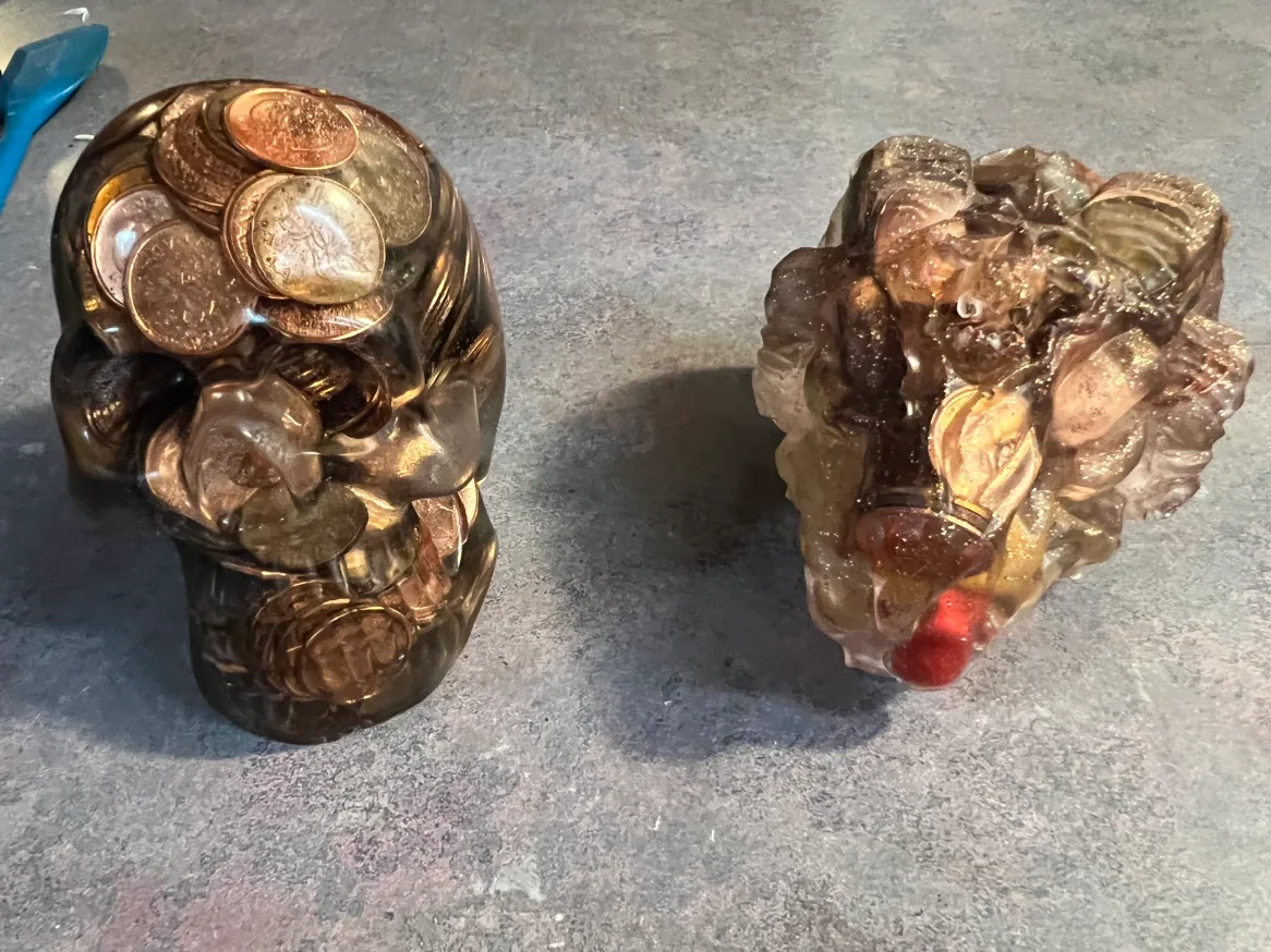 Resin Skull and Hot Dog image indicator(6)