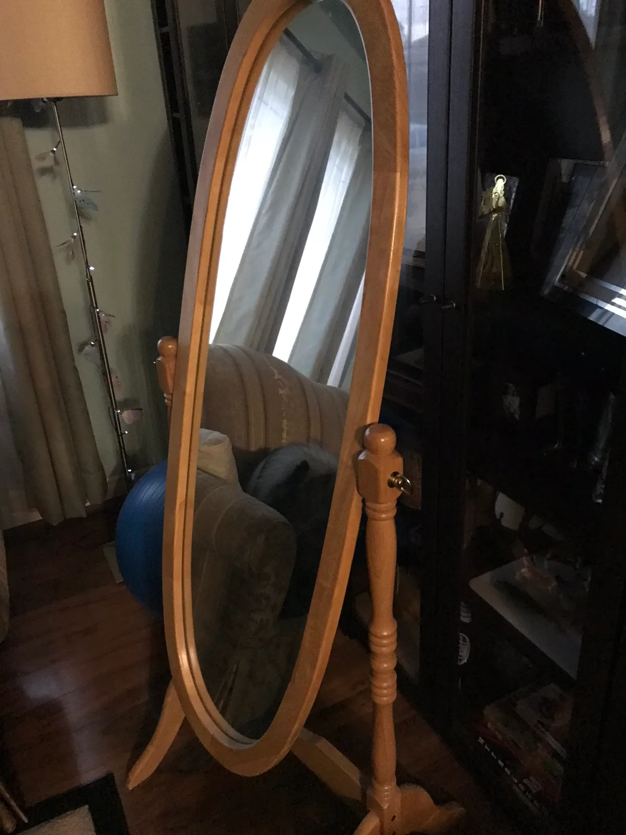 Full Length Wooden Mirror