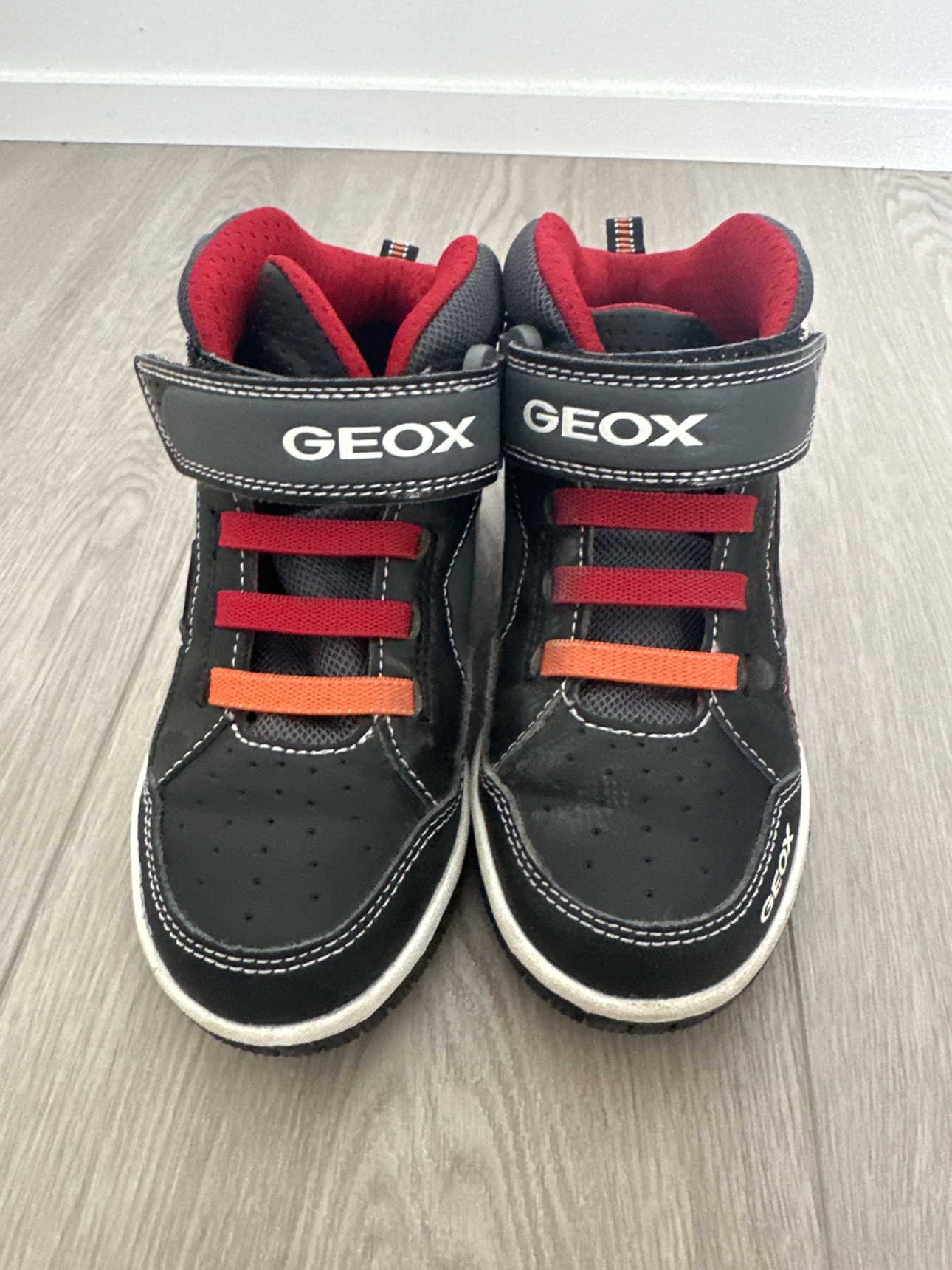 Boys' Black Geox Sneakers