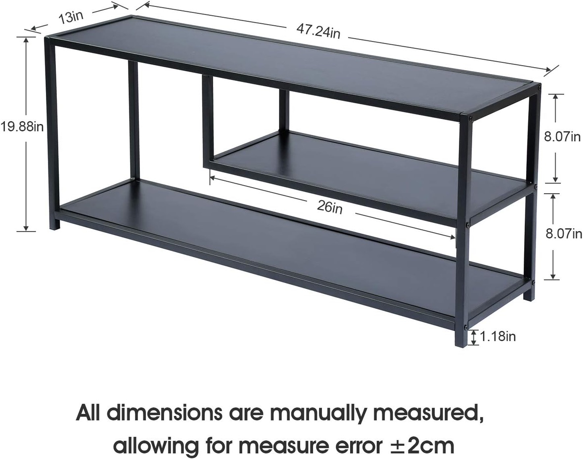 HOME BI TV Stand for 50 55 Inch TV, Metal Frame - photo 2