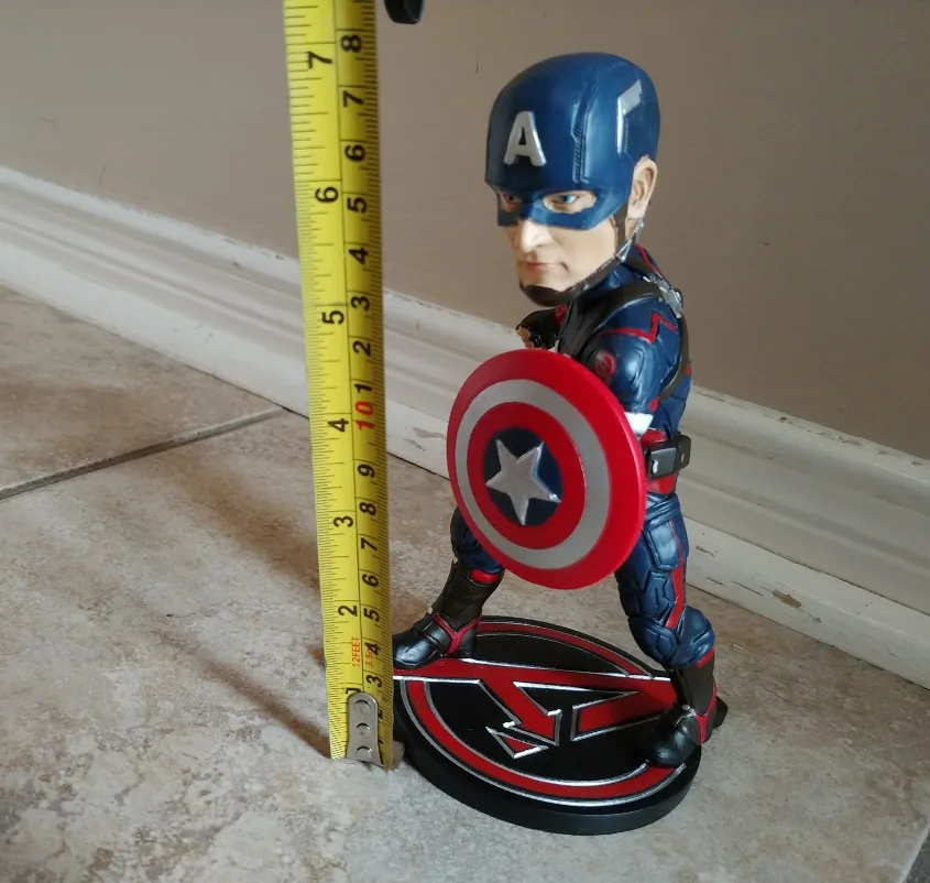 Neca Marvel Avengers Age of Ultron Captain America Head Knocker image indicator(4)