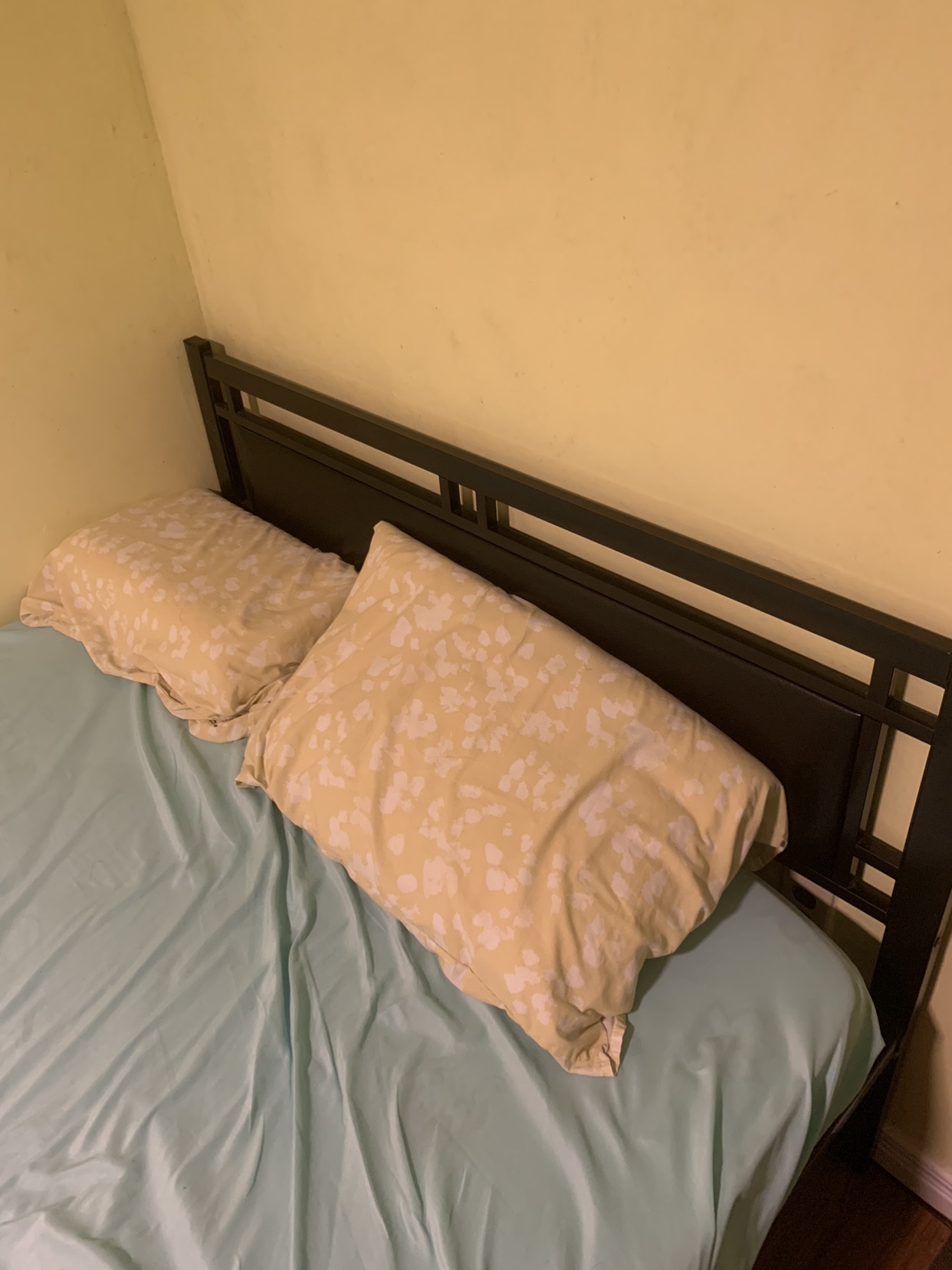For Sale: Black Steel Bed frame with Mattress - photo 2
