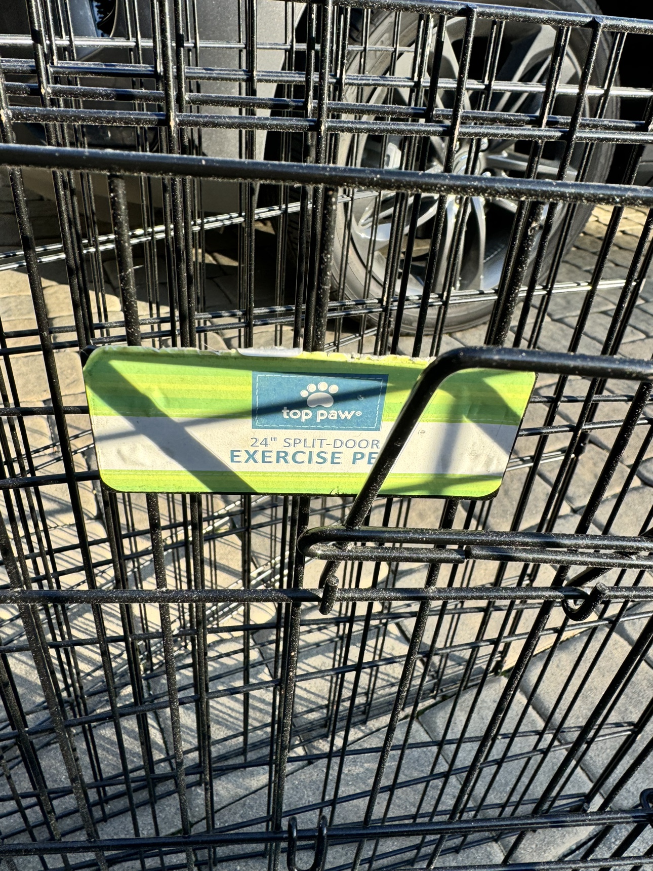Top Paw 24" Split-Door Exercise Pen - photo 2