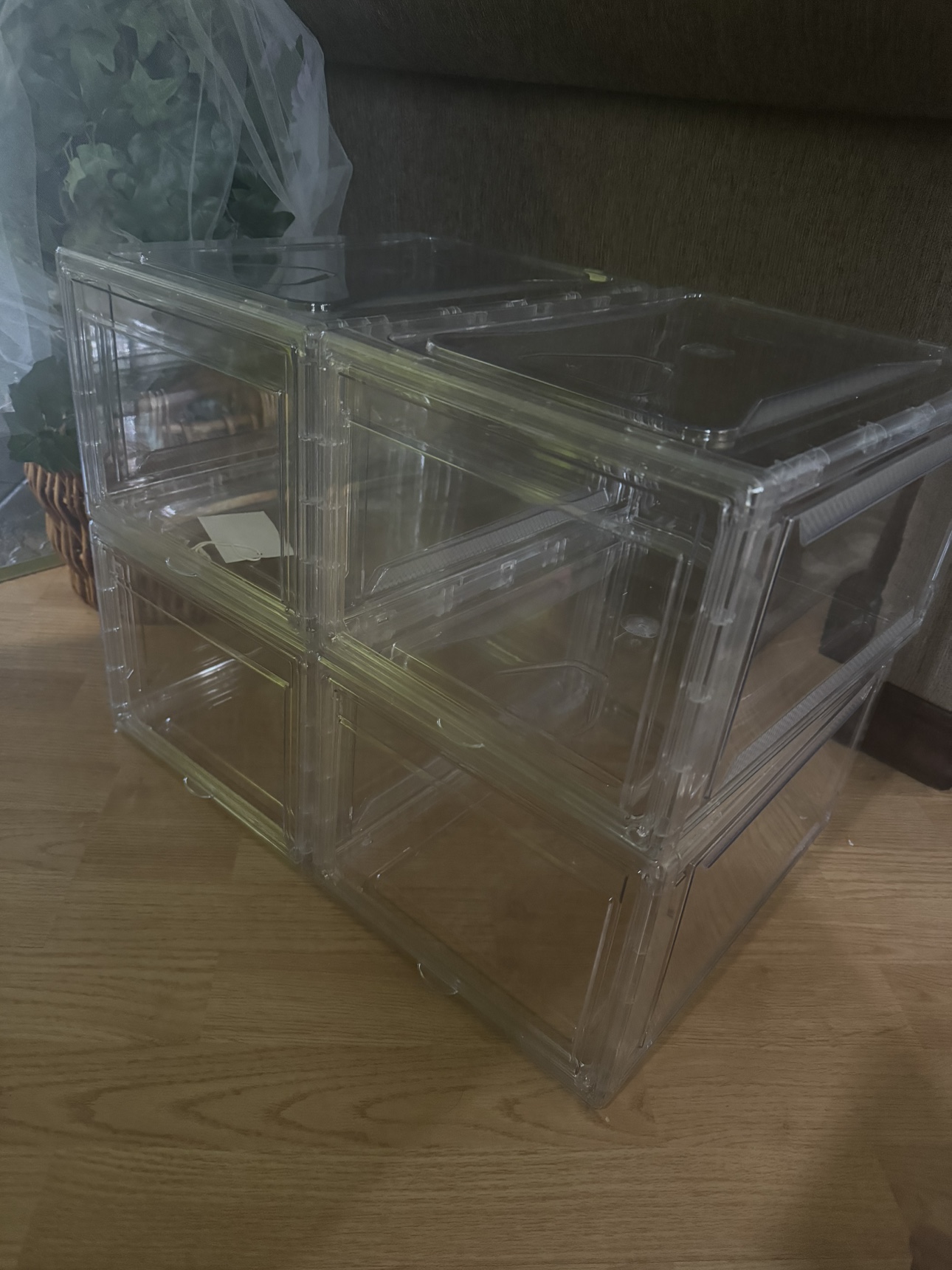 Shoe Clear Plastic Storage Bins