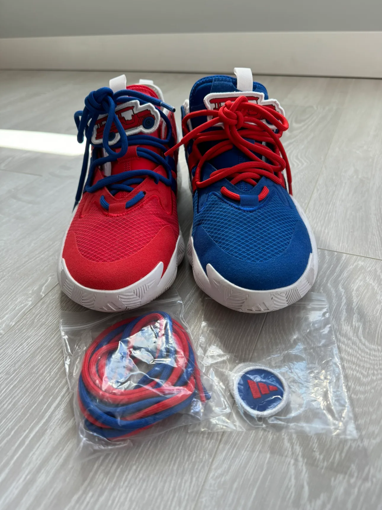 Adidas BYW select Jalen green red and blue size 9.5 US thumbnail