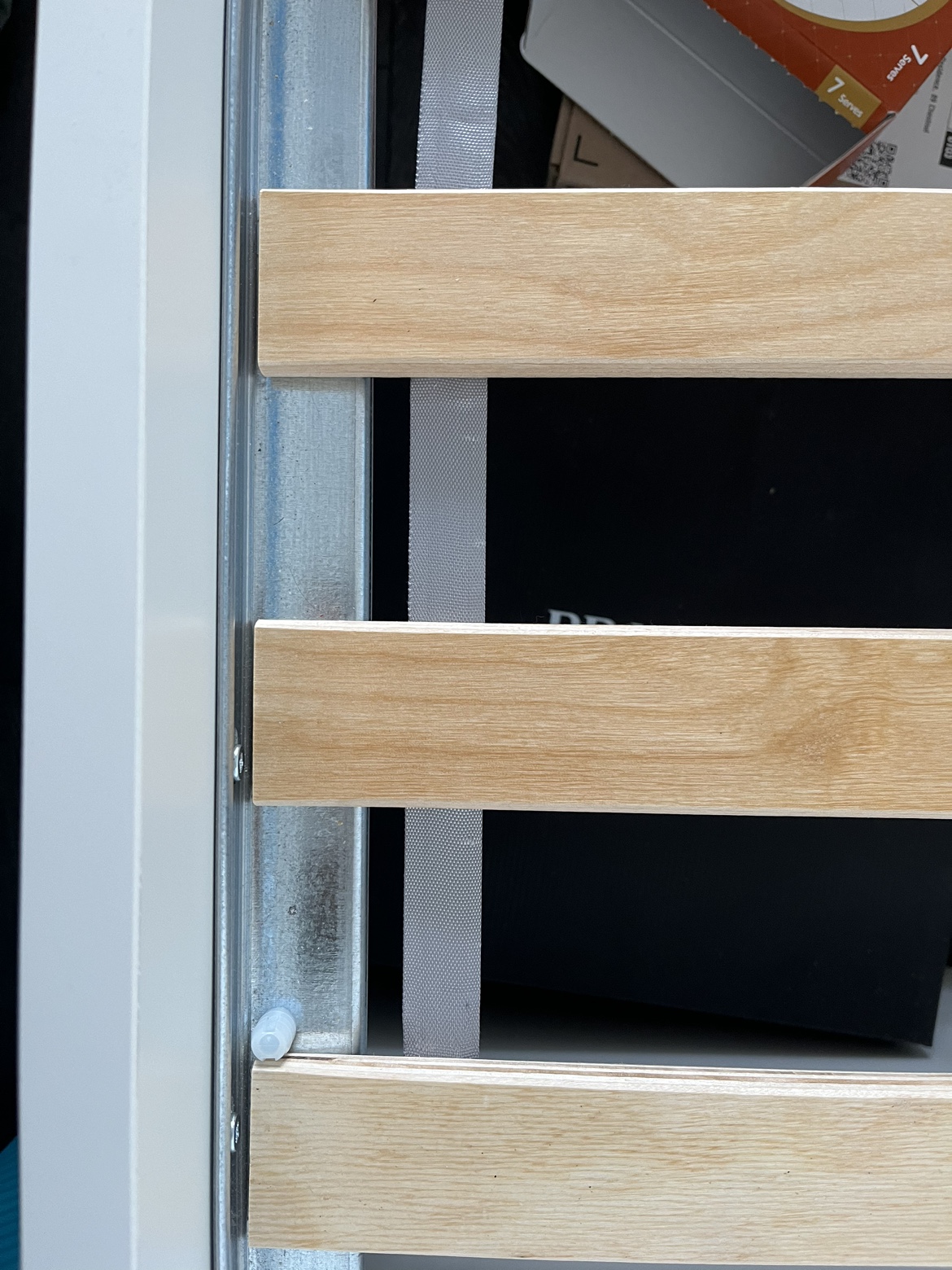 White IKEA Twin Bed Frame - photo 5