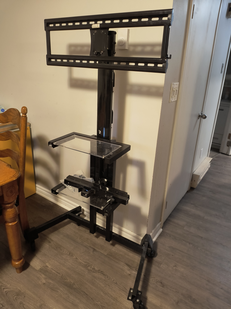 FREE TV Stand with Rolling Base