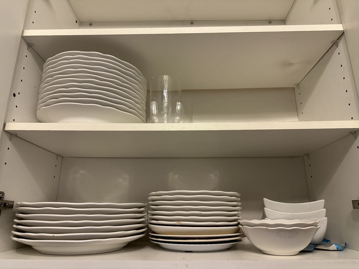 FREE Set of White Dishes
