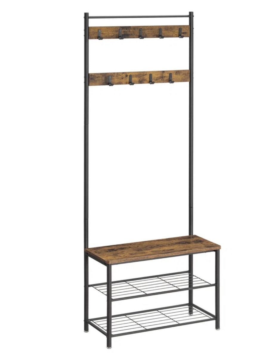 Entryway Coat Rack with Bench and Shoe Shelf - MUST GO BY 8/30 - photo 2