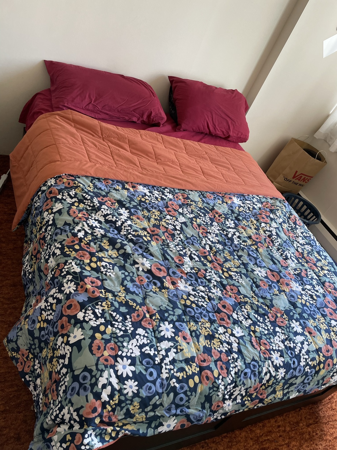 Queen size Bed Frame with Storage [Must go Today]