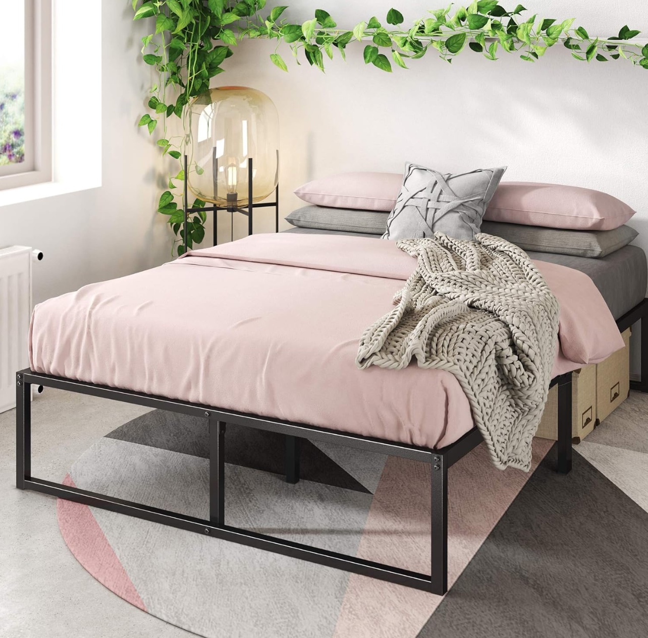 Queen bed frame