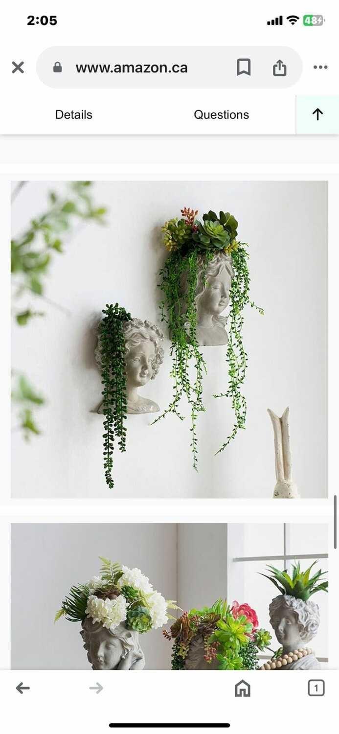 Outdoor Patio Decor: Angel Garden Statue Planter - photo 3