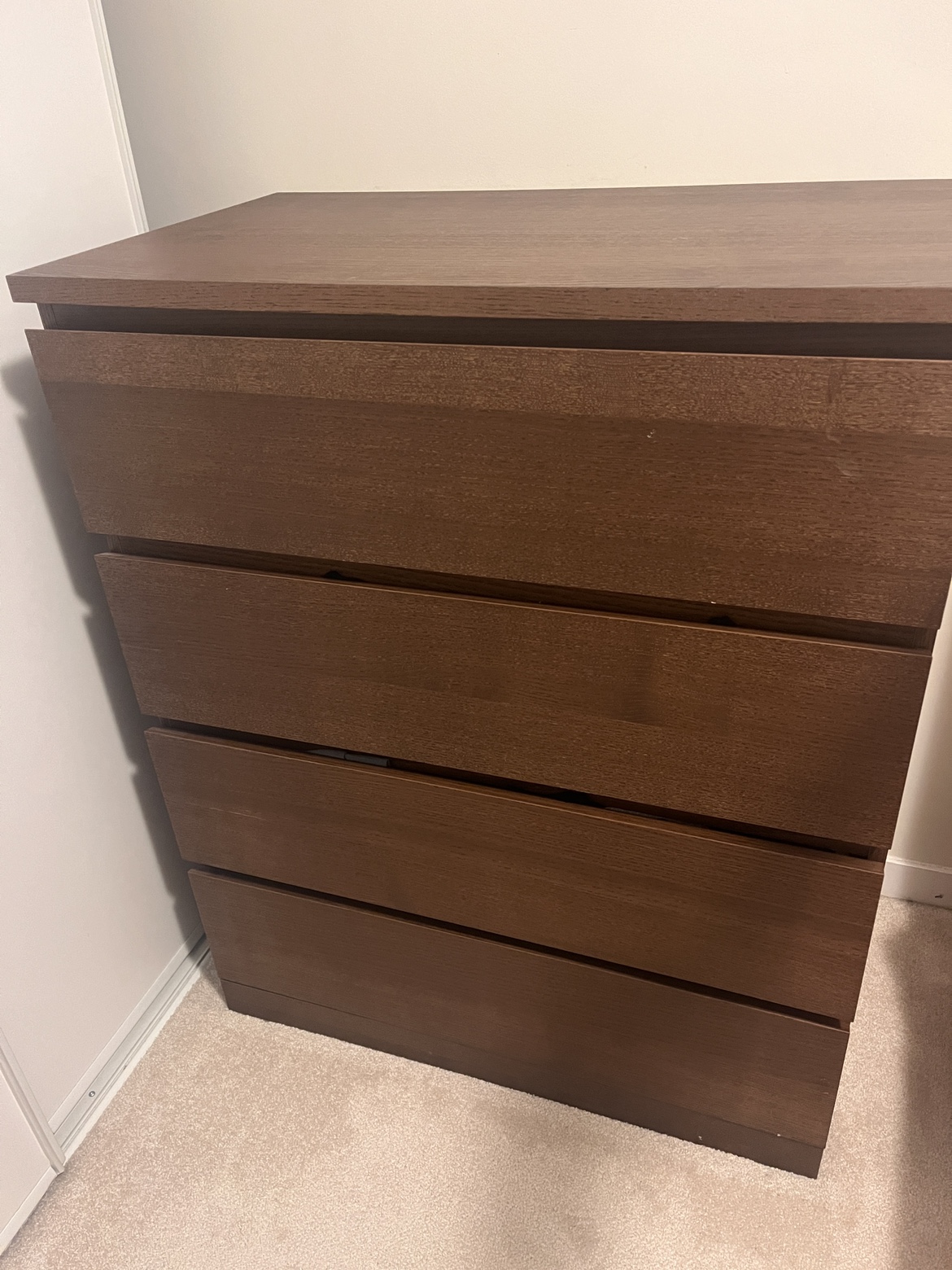 IKEA malm 4-drawer chest - photo 3