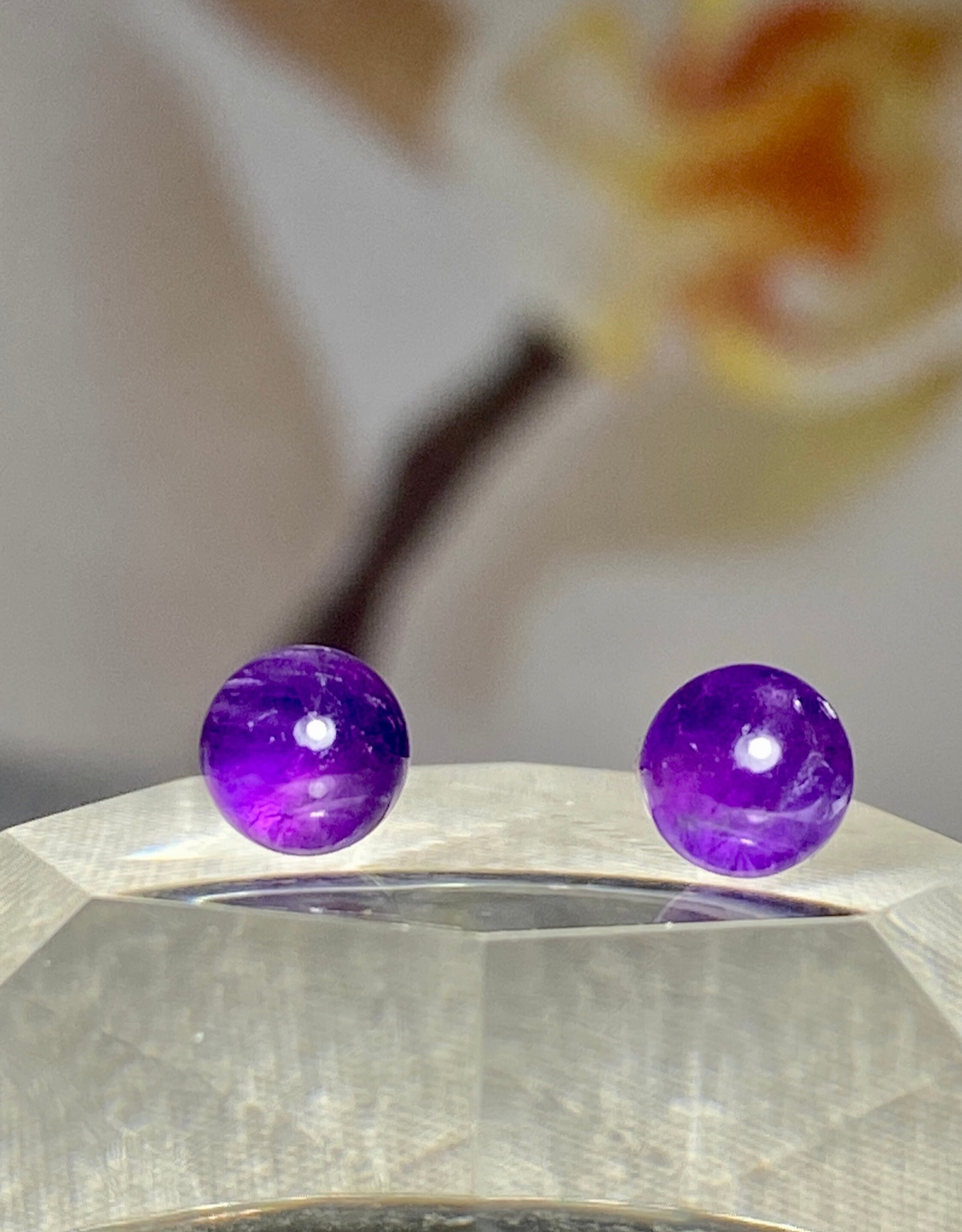 Amethyst Stud Earrings - photo 3
