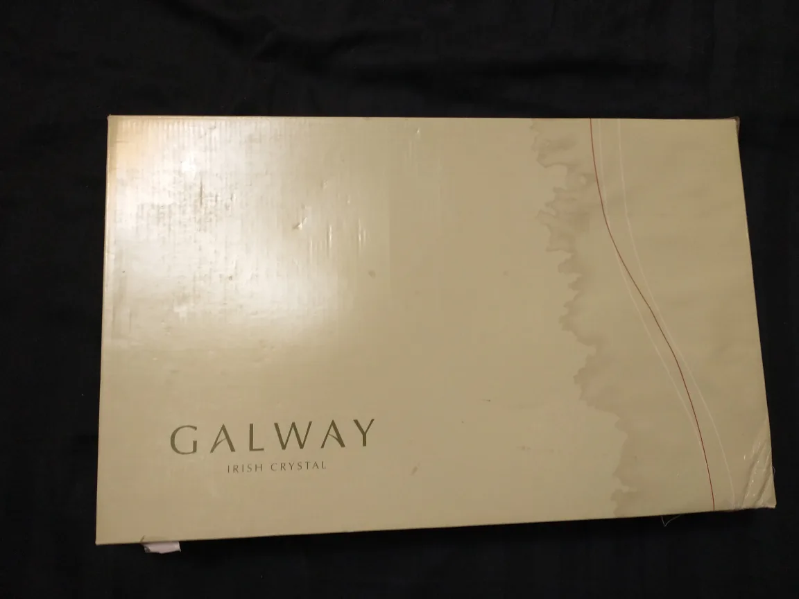 GALWAY IRISH CRYSTAL WATER GOBLETS GAL20 DESIGN DISCONTINUED image indicator(3)