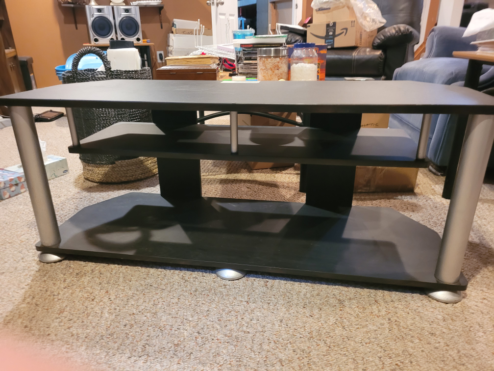 Black TV Stand