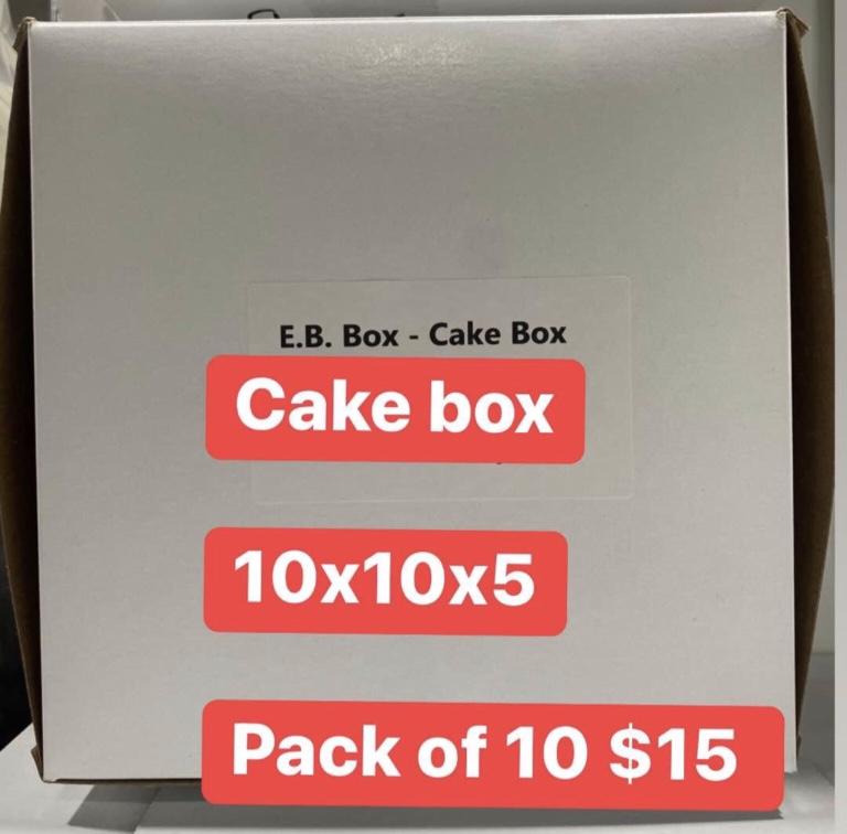 Cake Boxes - Pack of 10