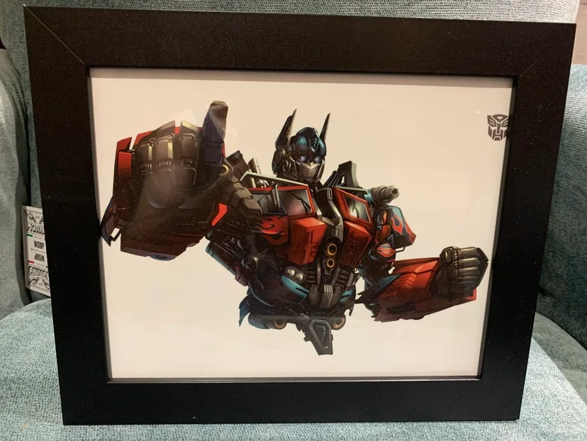 Framed Transformers Optimus Prime Movie Print image indicator(3)