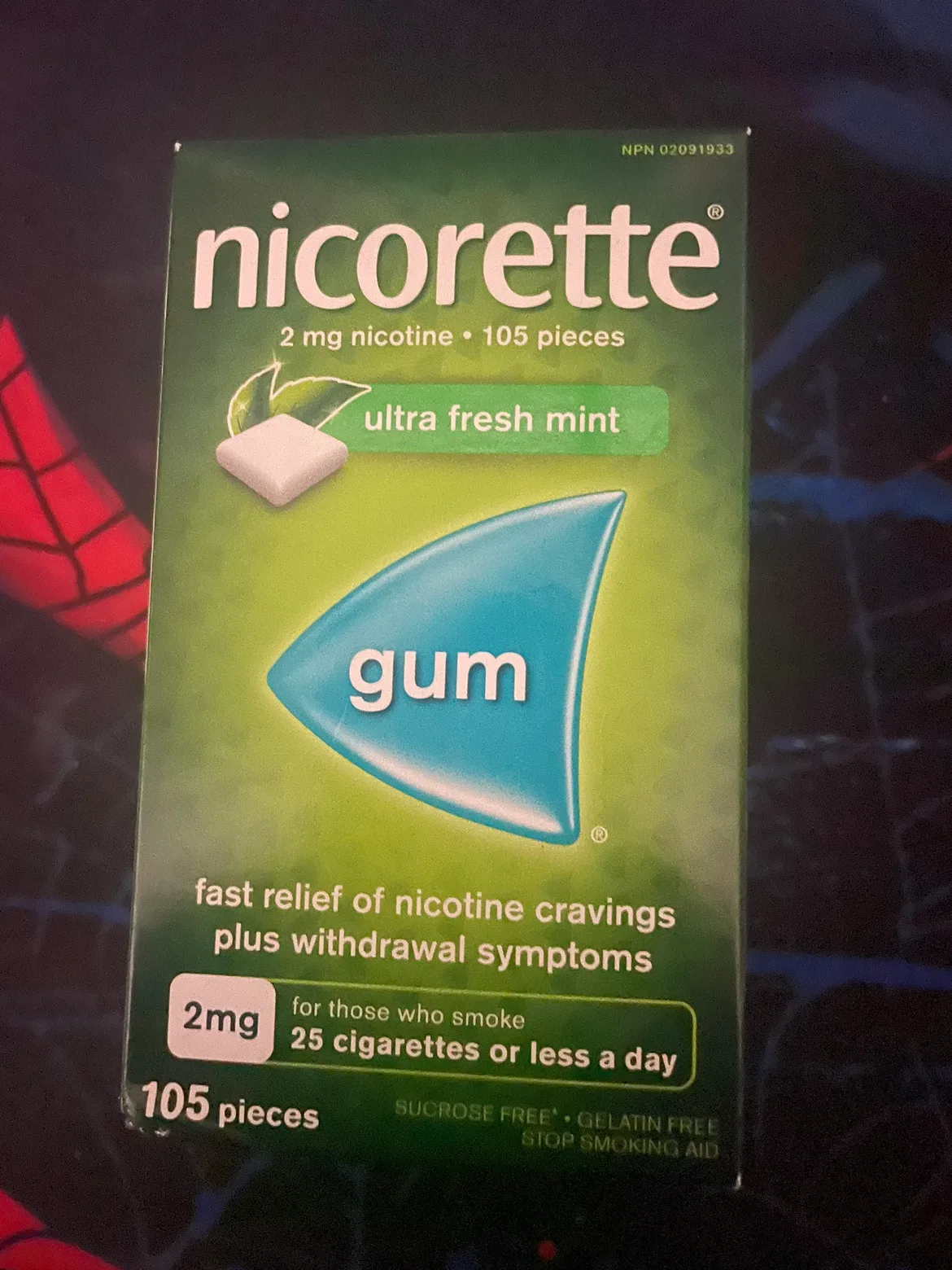 Nicorette Gum Ultra Fresh Mint 2mg thumbnail