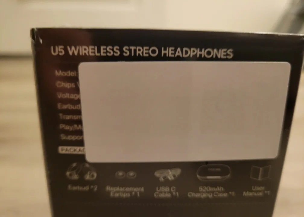 Wireless Bluetooth Earbuds image indicator(9)