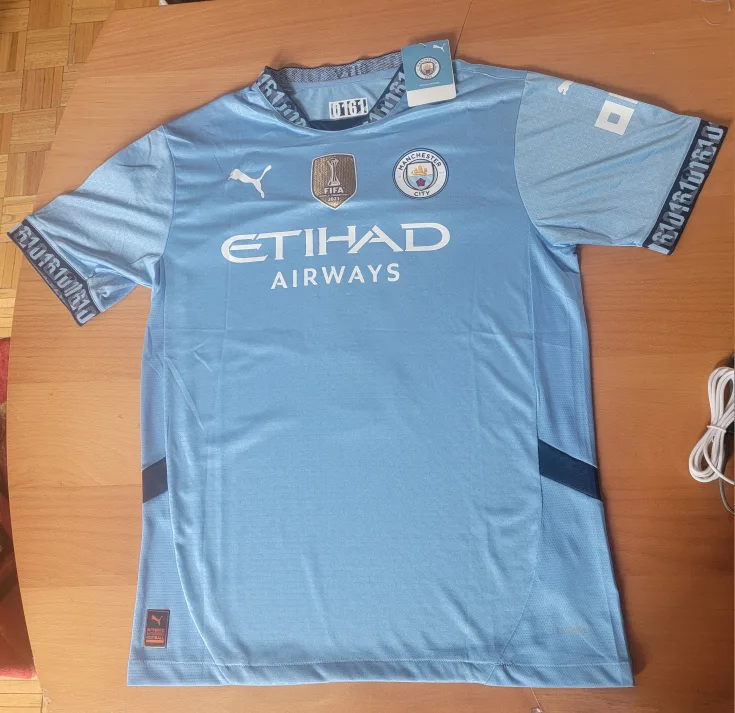 Manchester City 24/25 UCL Home kit HALAAND #9 thumbnail