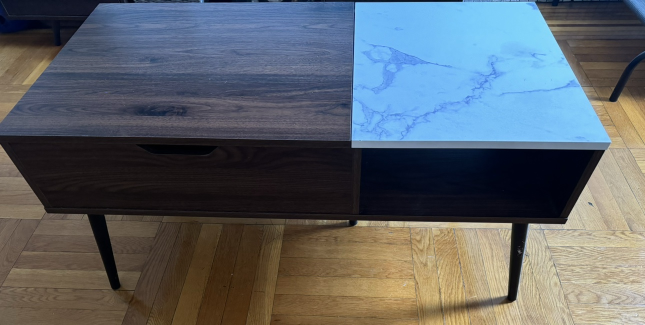 Lift Top Coffee Table with Storage - photo 3