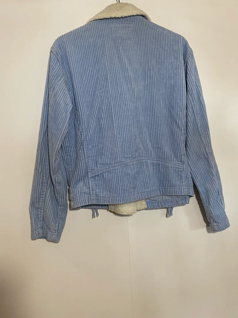 Forever 21 Corduroy belted sherpa collared Jacket image indicator(5)