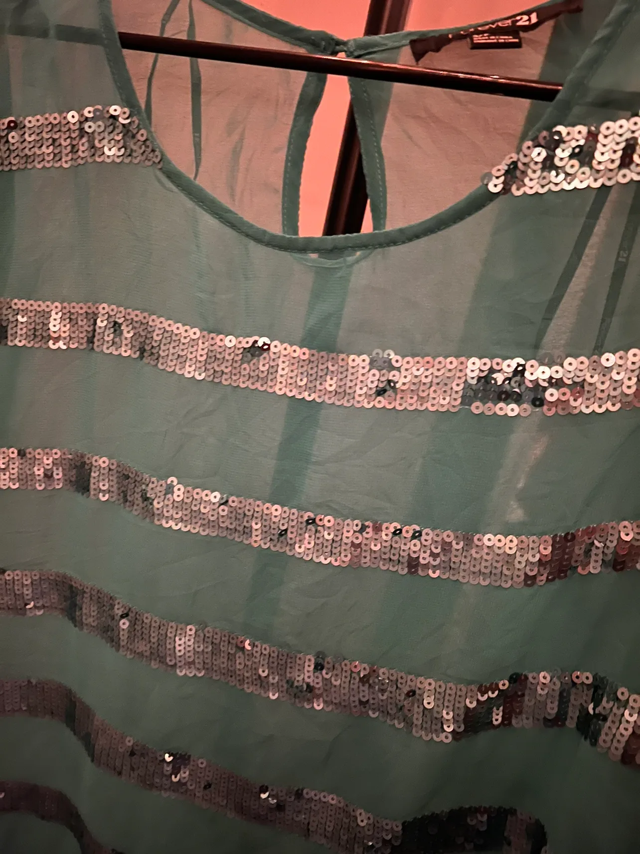Forever 21 Sequin Top thumbnail