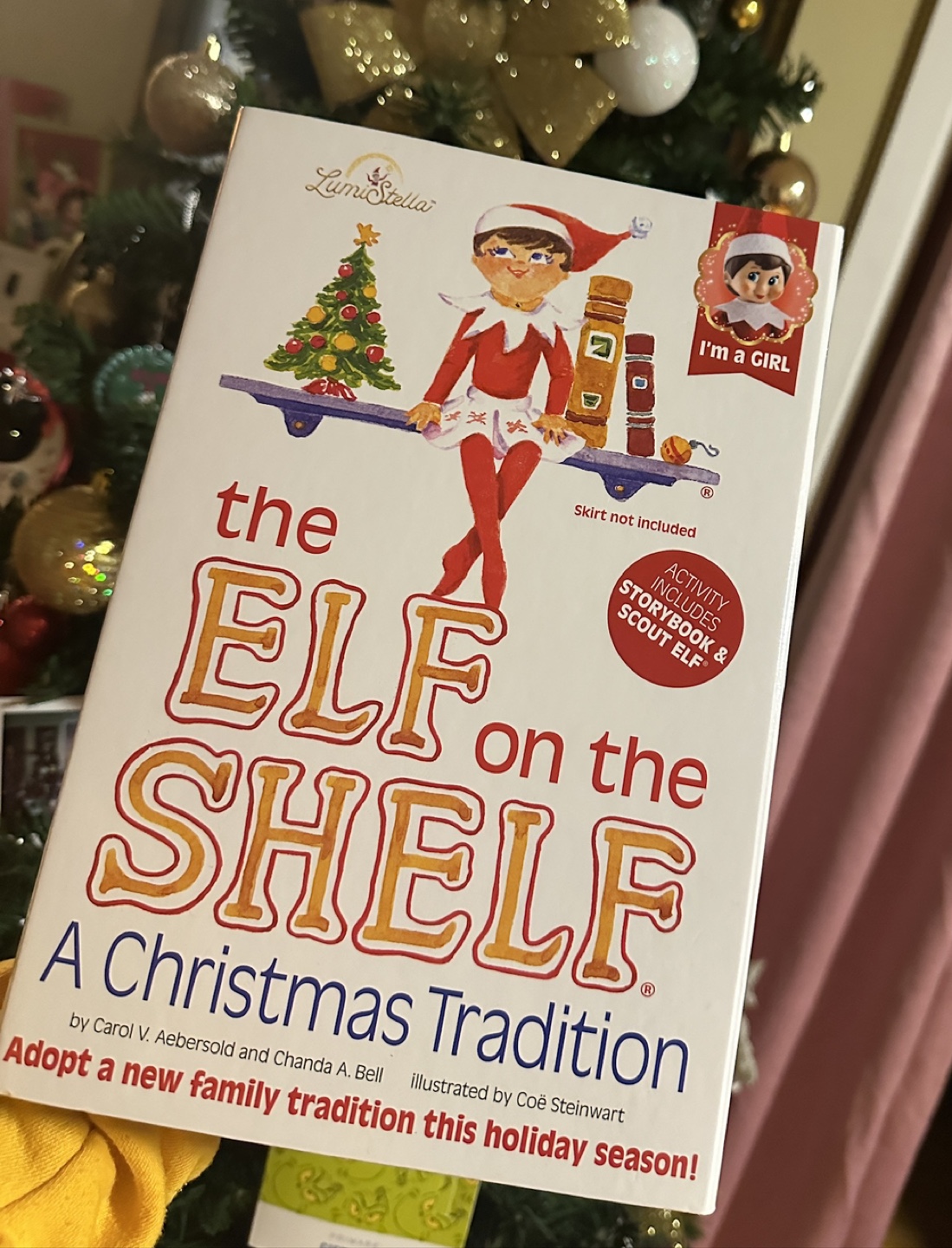 Elf on the Shelf Girl Scout Elf with Book