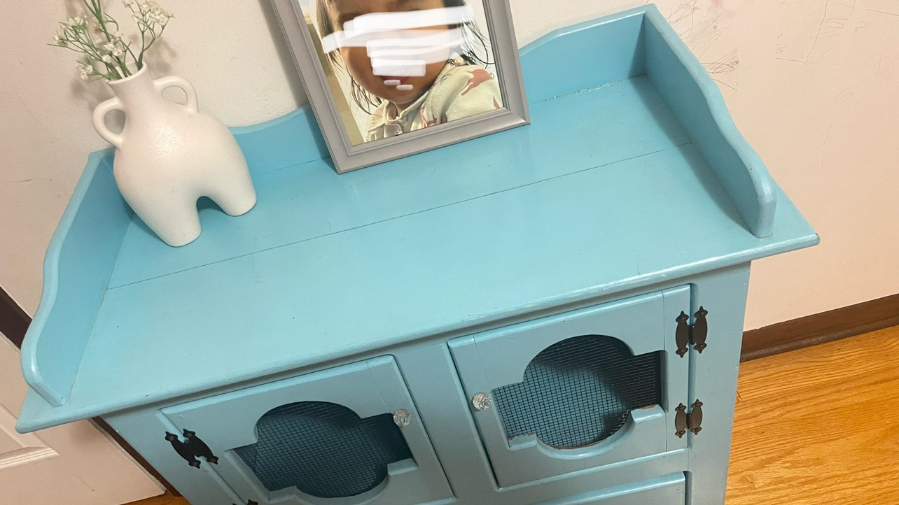 Blue Cabinet with Drawer Please Check more pictures - photo 2