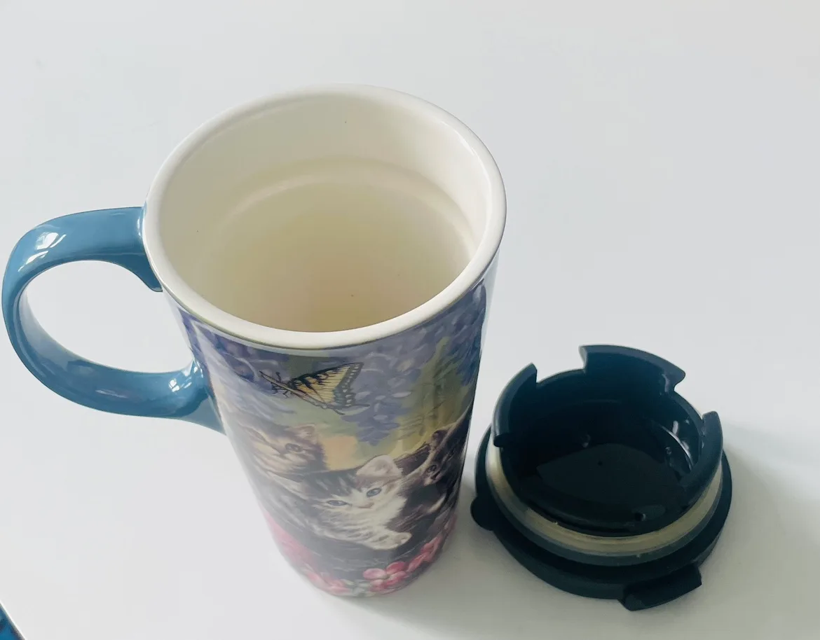 Ceramic Travel Mug with Lid image indicator(4)