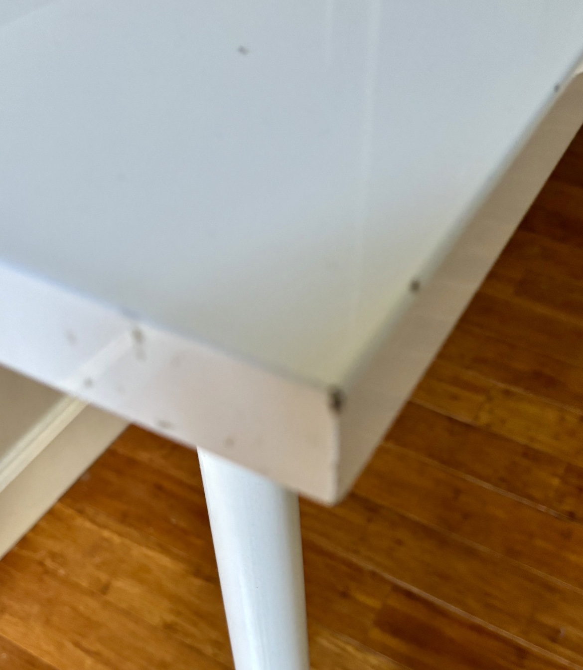 Very pretty White Desk with small drawer - photo 5