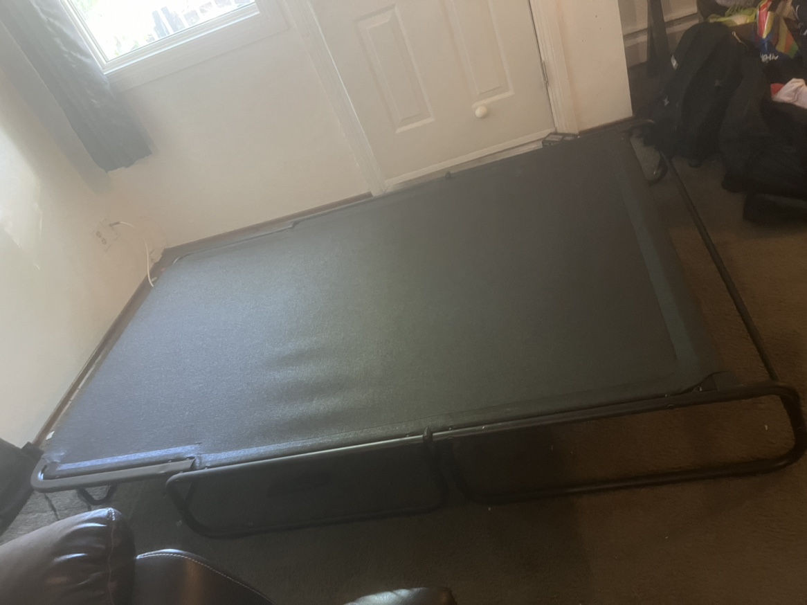 Metal cot bed frame