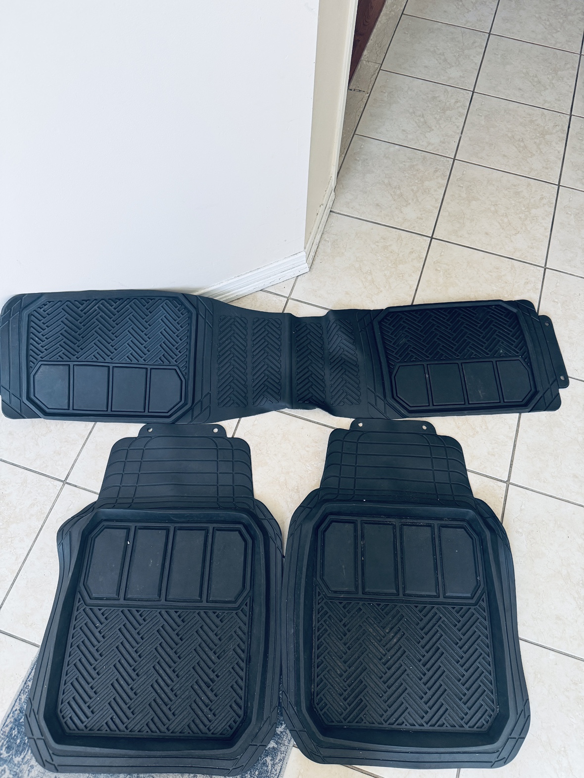 Black Rubber Floor Mats