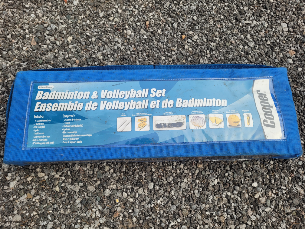 Coopers Badminton & Volleyball Set