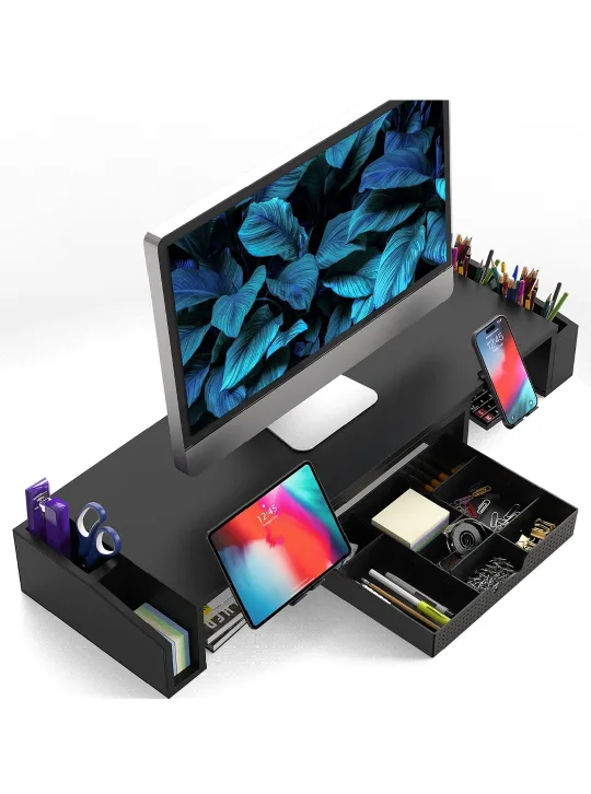 Computer Monitor Stand with Drawer image indicator(2)