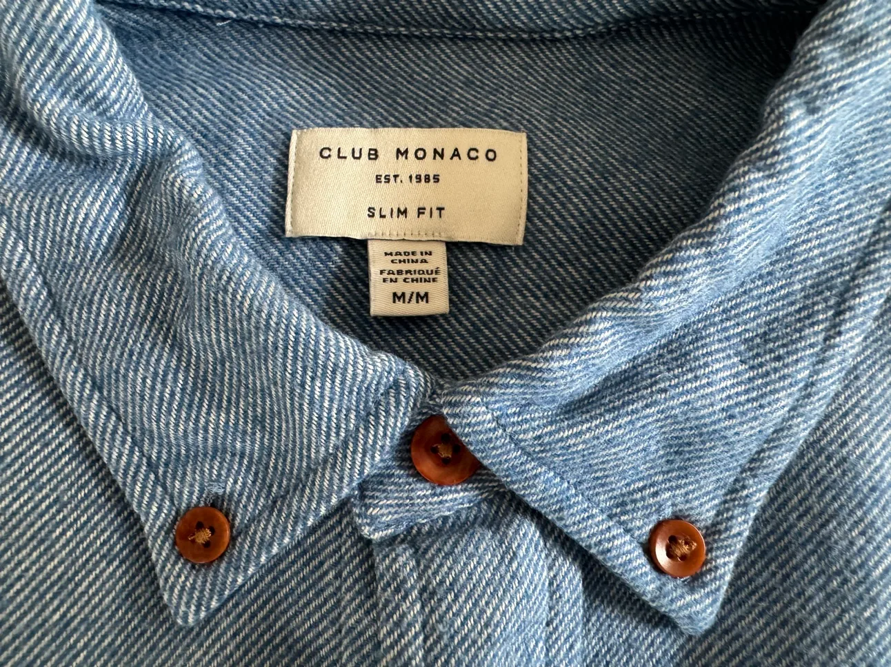 Club Monaco Men's Slim Fit Button Up Shirt image indicator(3)