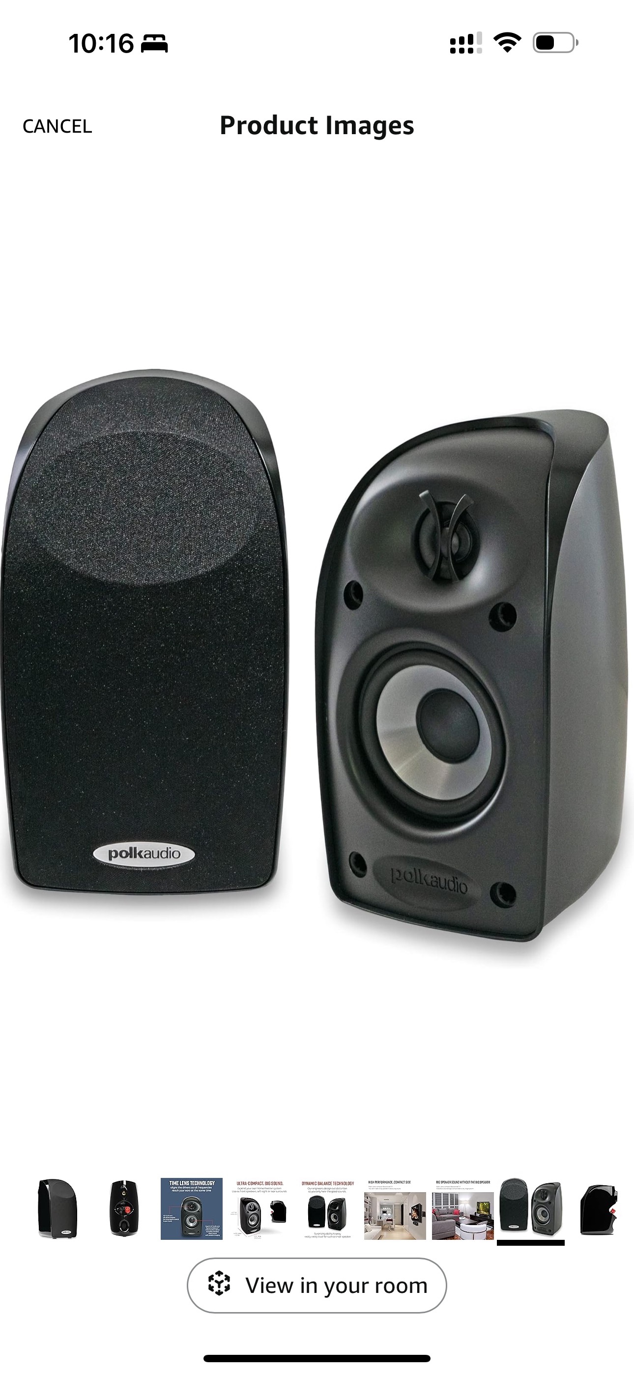 4 Polk Audio Surround Sound Speakers