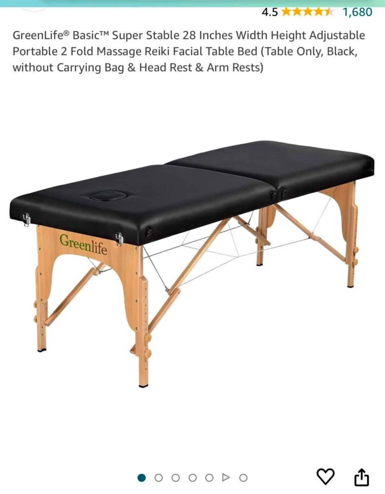 Greenlife Massage Table - photo 2