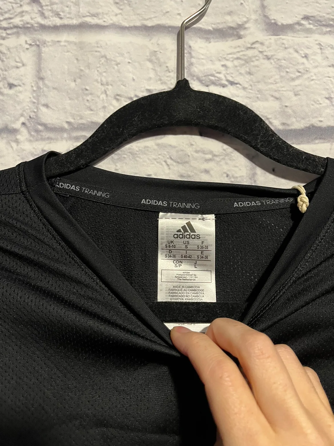 Adidas Training Black Shirt Small image indicator(3)