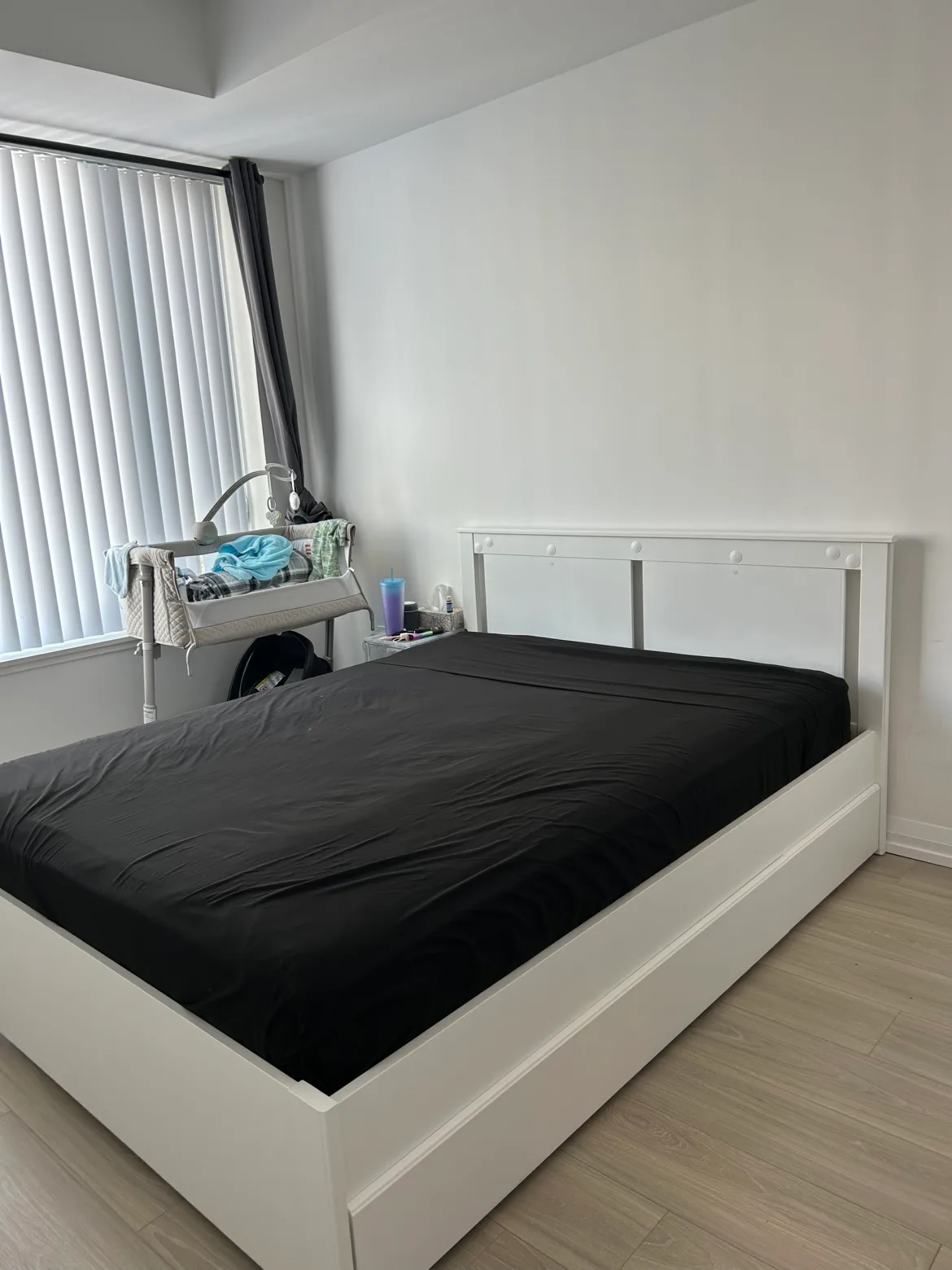 Queen White Bed Frame thumbnail