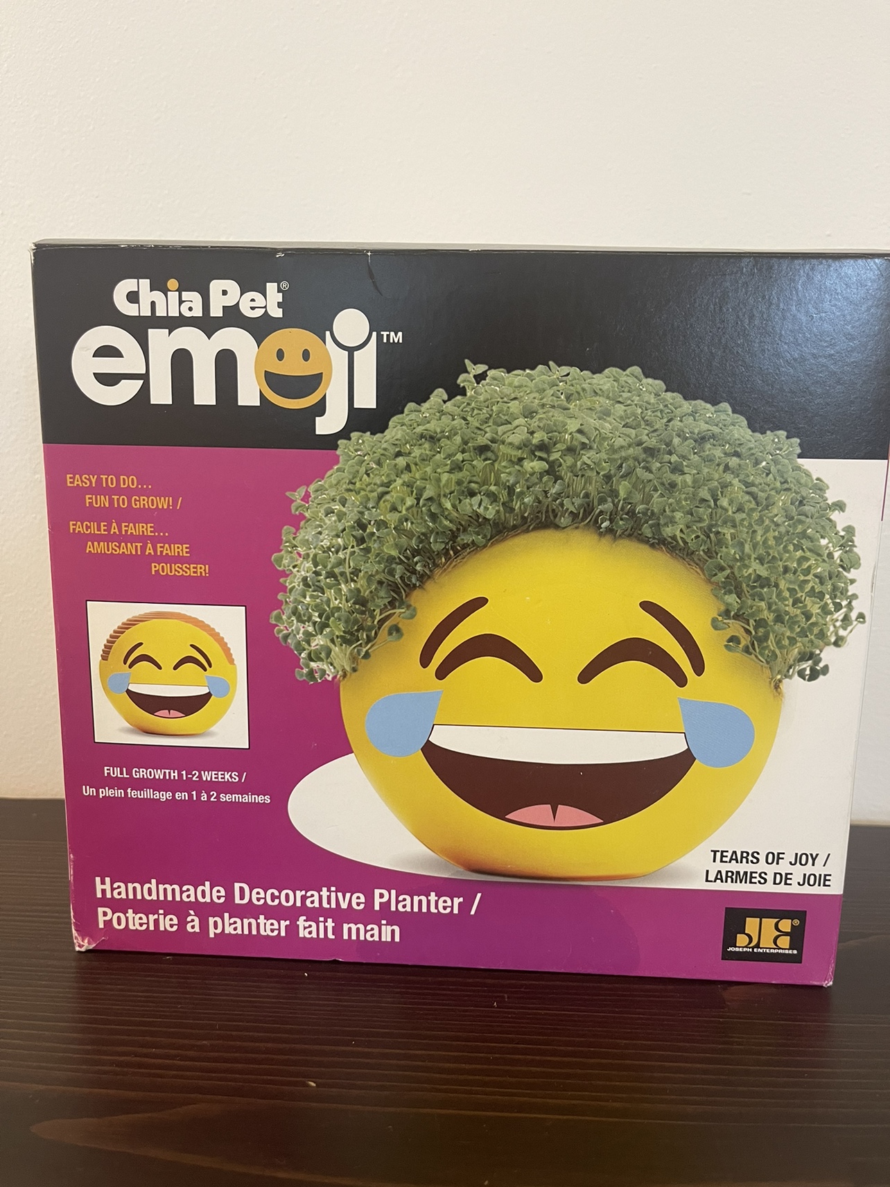 Chia Pet Emoji Tears of Joy Planter - photo 2
