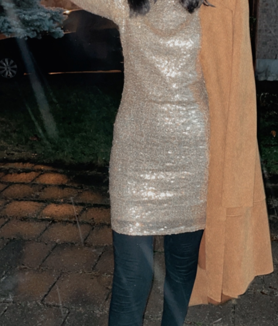 Gold Sequin Dress - photo 2