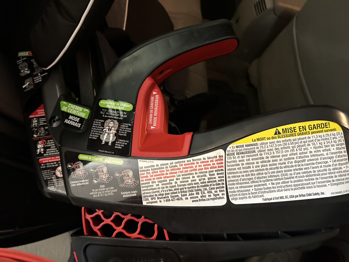 Mint condition Britex  car seat not in use any morel - photo 5