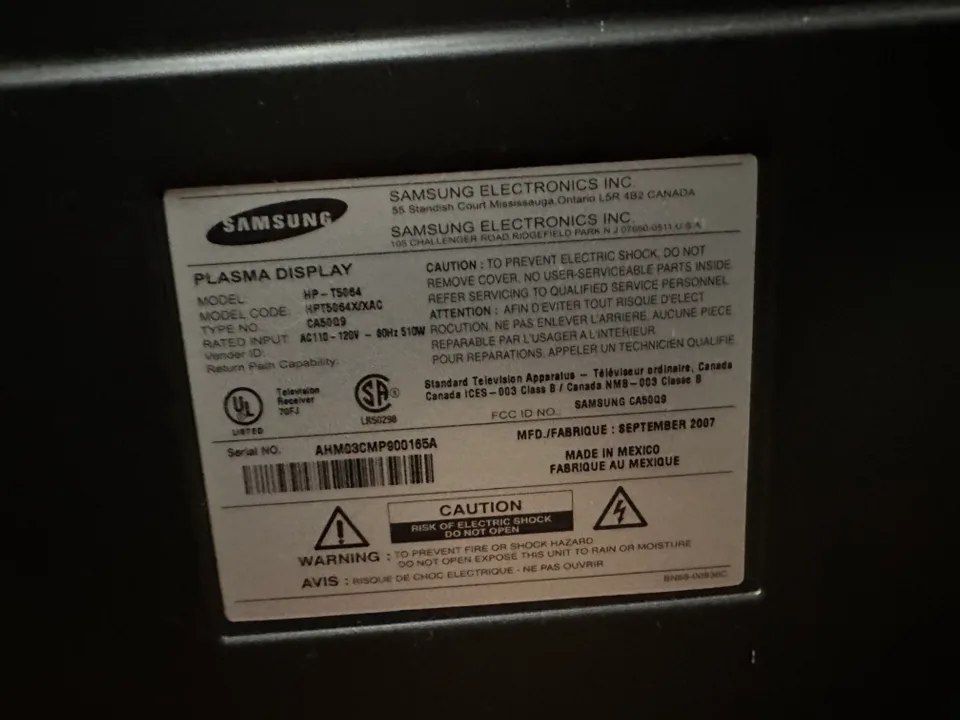 50 inch plasma tv Samsung- great for gaming image indicator(2)