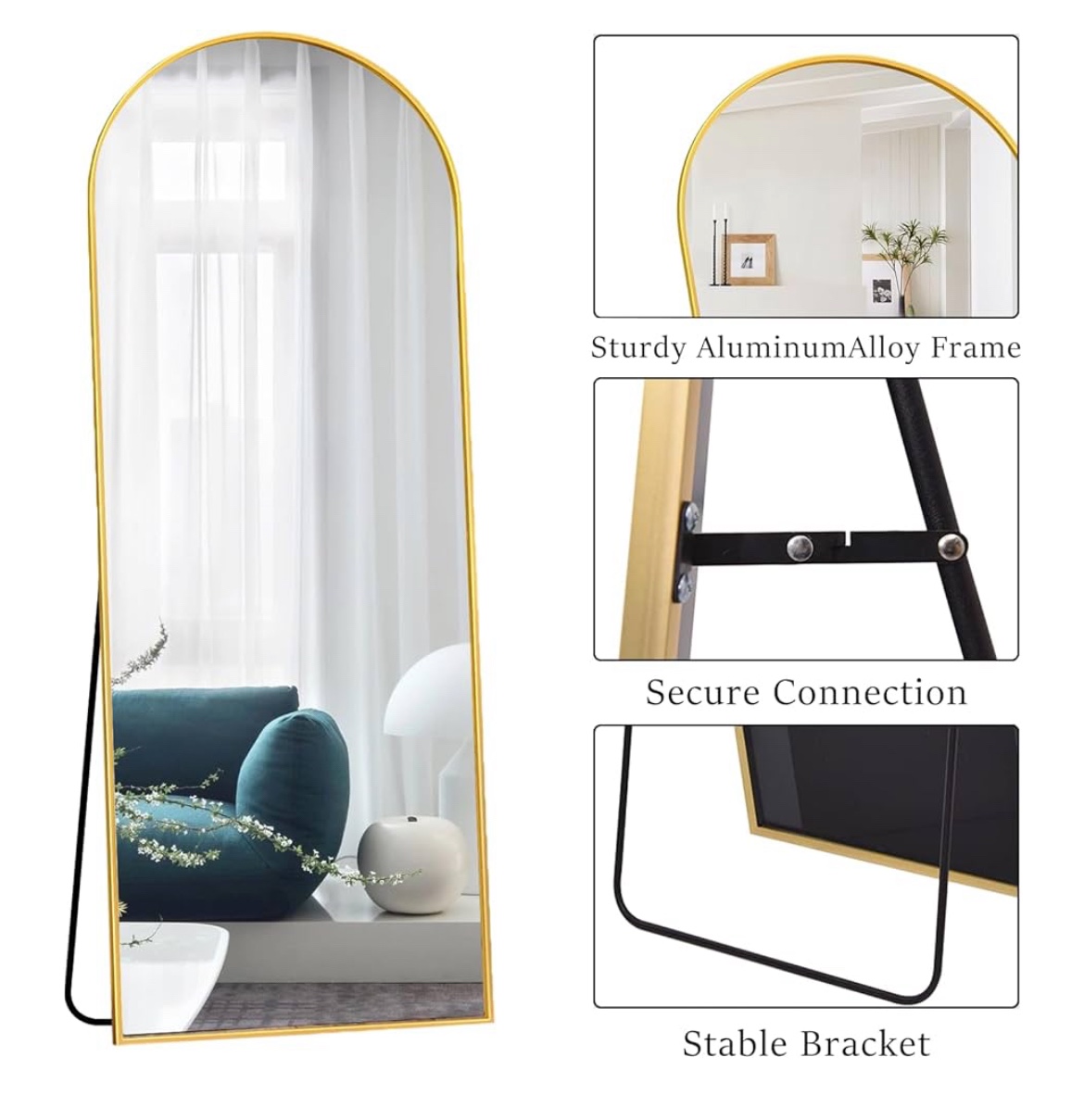 Full Length Arch Mirror - Move out sale - photo 2