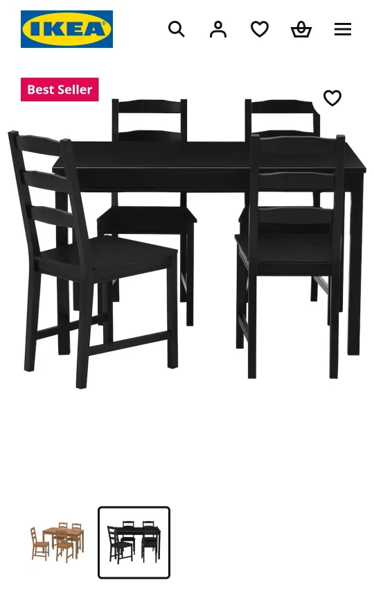 IKEA Dinning Table and 4 Chairs image indicator(3)