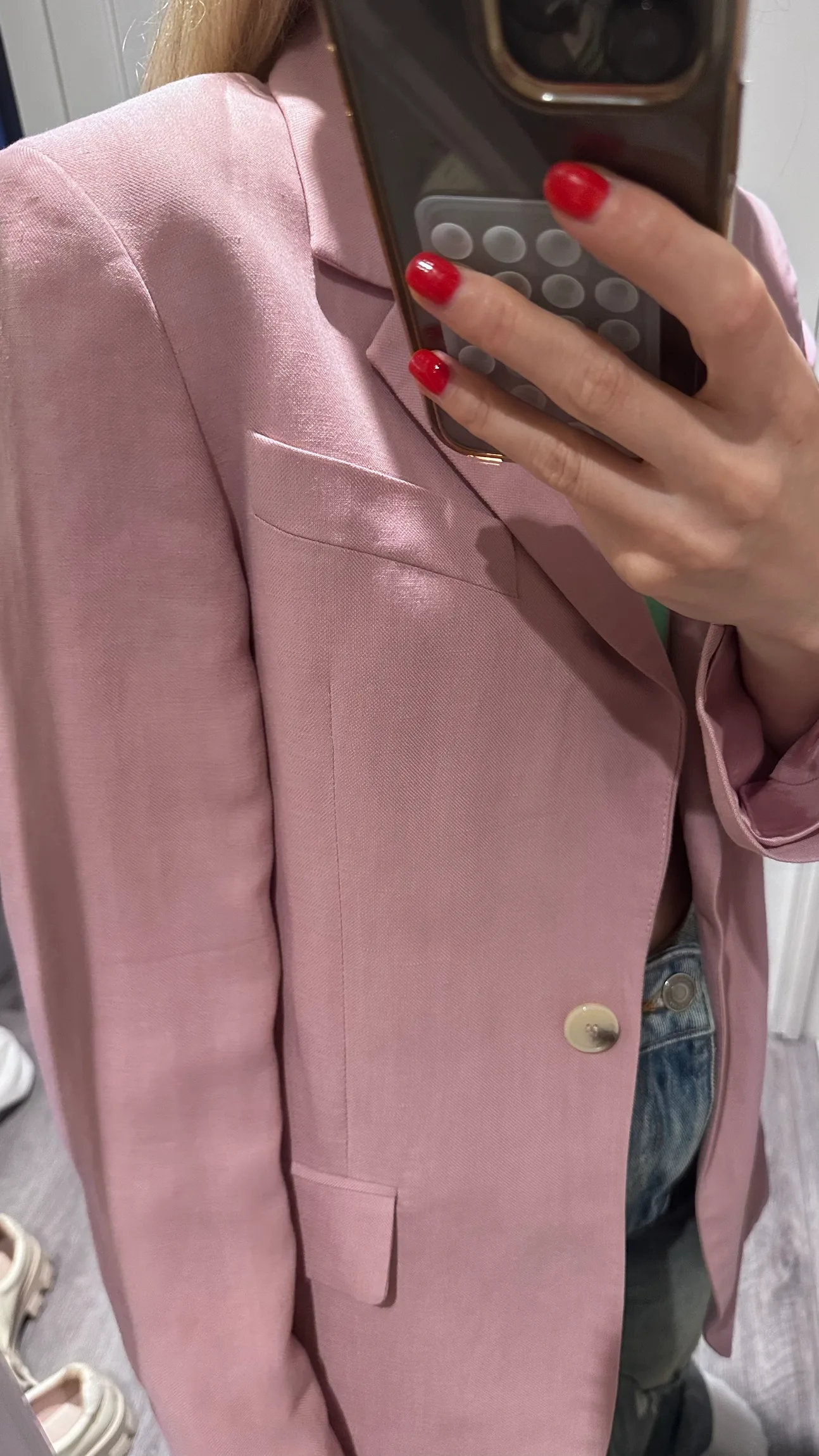 Zara Pink Blazer image indicator(3)