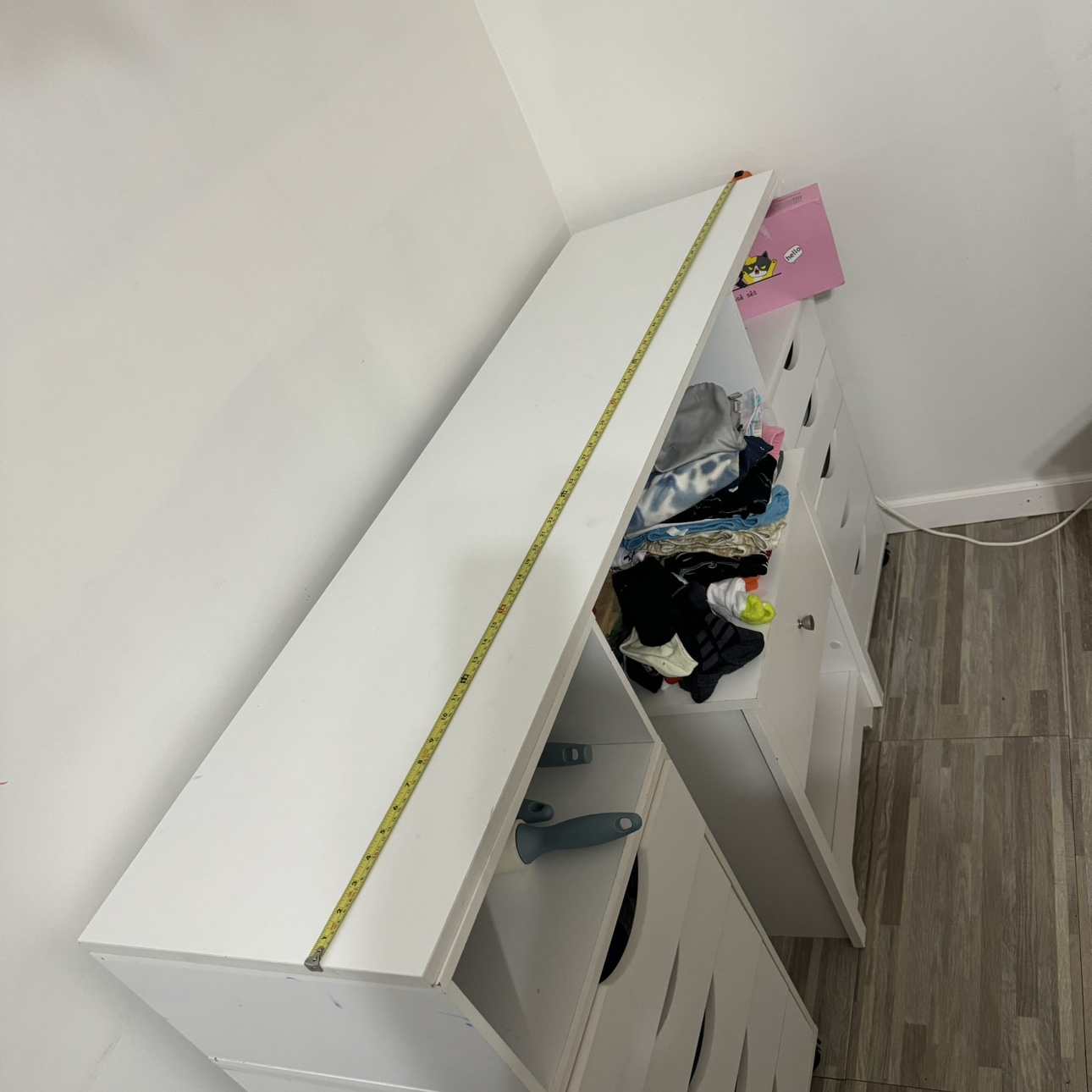 White Desk with Drawers - photo 4