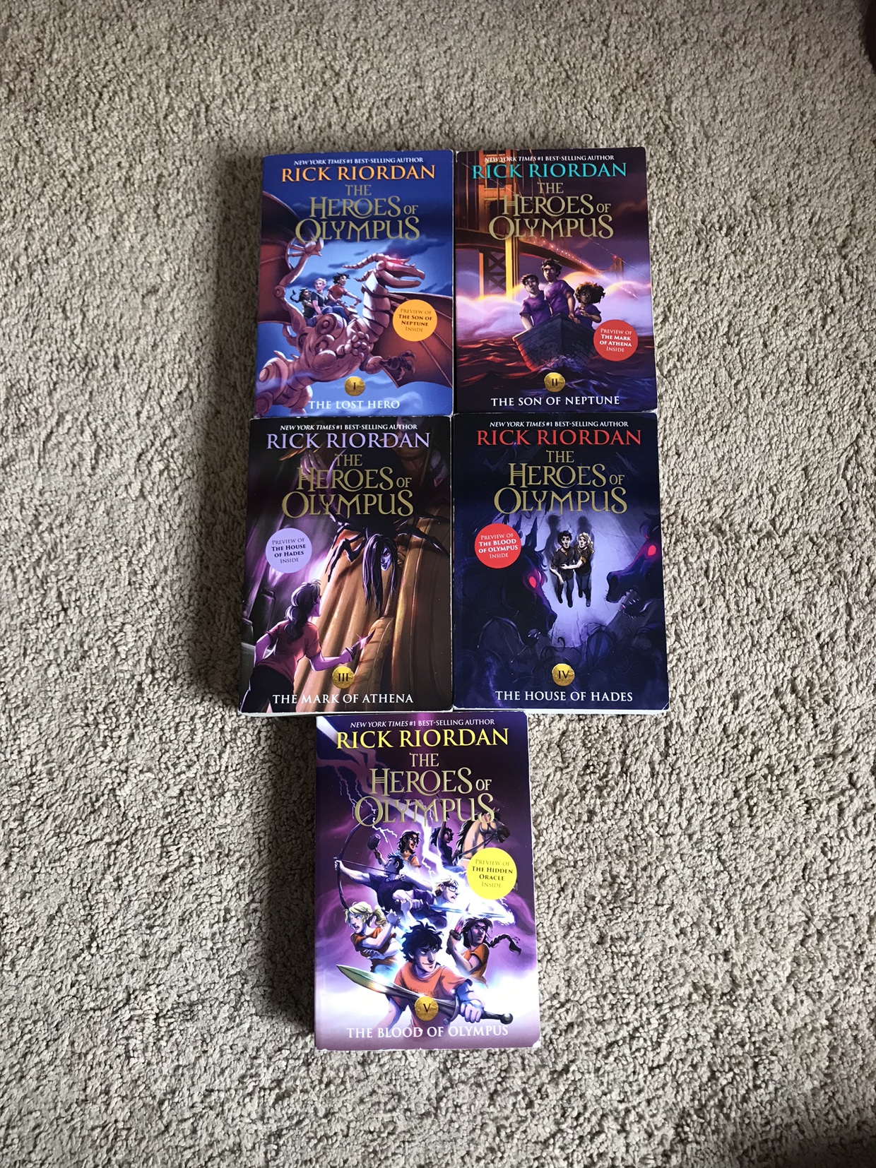 Heroes Of Olympus Book Set - photo 3